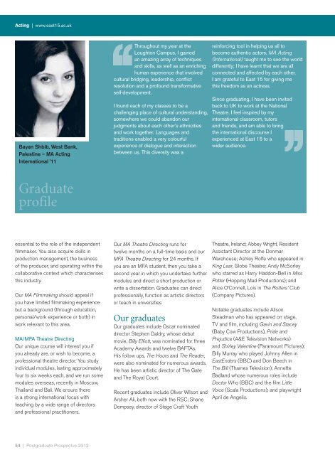 Postgraduate Prospectus