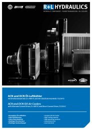 ACN und DCN Ãl-LuftkÃ¼hler - R+L HYDRAULICS