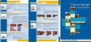 Hanmer Springs Design Standards Guide - Hurunui District Council