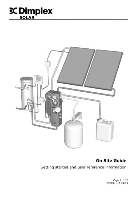 SOLAR On Site Guide - Dimplex