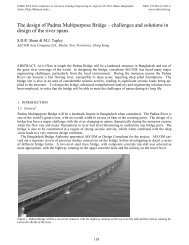 The design of Padma Multipurpose Bridge - Bangladesh Group of ...