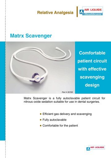 Matrx Scavenger - Air Liquide Healthcare Australia