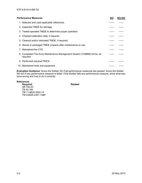 STP 9-91A14-SM-TG Per
