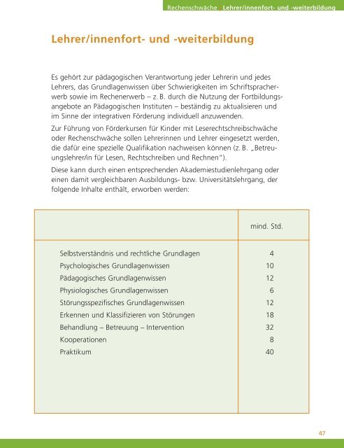 RechenschwÃ¤che - Schulpsychologie