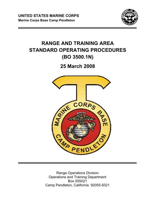 Bo 3500 1n Marine Corps Base Camp Pendleton