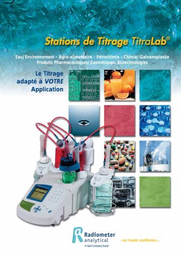 Stations de titrage TitraLab - Radiometer Analytical
