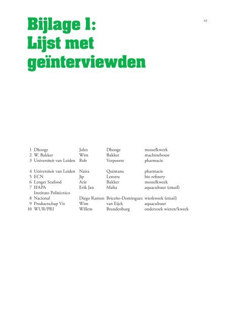 Zeewieren in gesloten systemen (2011)