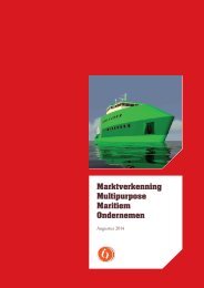 Marktverkenning Multipurpose Maritiem Ondernemen (2014)