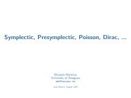 Symplectic, Presymplectic, Poisson, Dirac, ...,