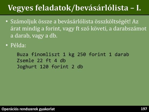 OperÃ¡ciÃ³s rendszerek Gyakorlat