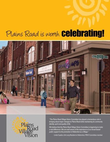 Plains Road Village Vision 2011 - Aldershot Business Community