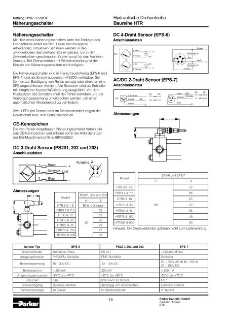 Hydraulische Drehantriebe Baureihe HTR - Siebert Hydraulik ...