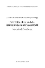 Pierre Bourdieu und die Kommunikationswissenschaft - Herbert von ...