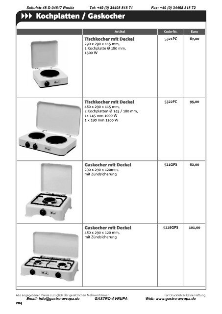  Aufschnittmaschinen - Gastro-avrupa.com