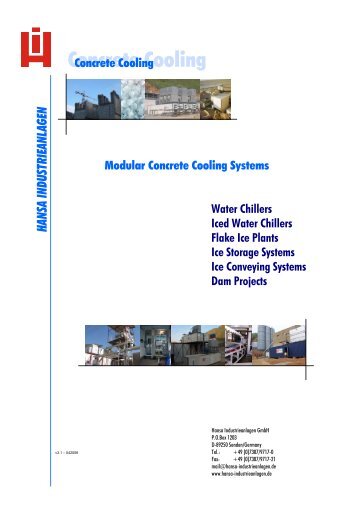 Concrete Cooling - Hansa Industrieanlagen