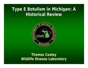 Type E Botulism in Michigan - Michigan Sea Grant