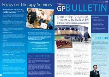 GP Bulletin - Issue Three - Bradford Teaching Hospitals NHS ...