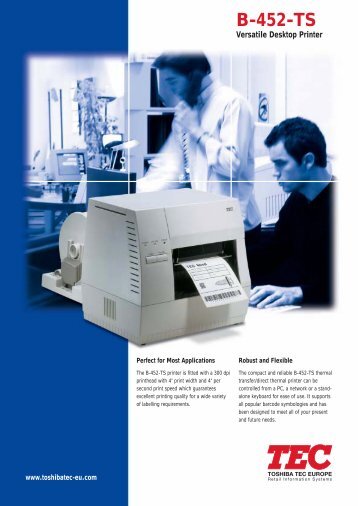 Brochure - TOSHIBA TEC store