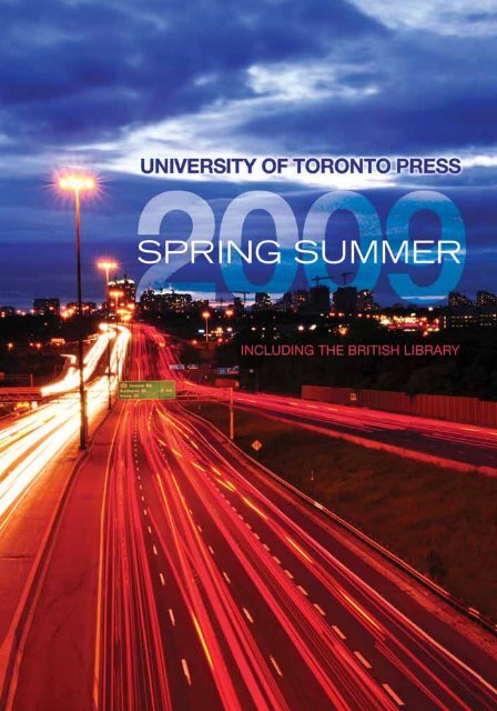 Spring Summer 2009 University Of Toronto Press Publishing