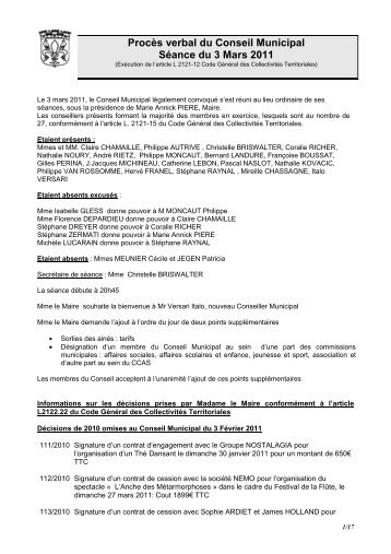 13/2011 Signature d'un contrat de cession avec - La FertÃ© Alais