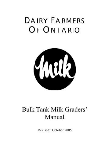 BTMG Manual - Dairy Farmers of Ontario