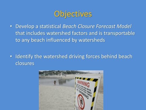 Forecasting Beach Closings and Conditions in the Great Lakes