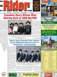 Canadian Darcy Wilson Wins Reining Gold at 2009 ... - The Rider