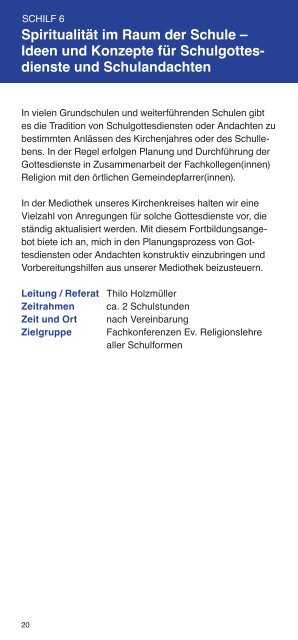 FoRtbildung - Evangelischer Kirchenkreis Gütersloh