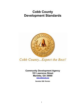 100 GENERAL PROVISIONS - Community Development - Cobb ...