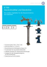 R 1100 Standrohrzähler und Standrohre - Ernst Heitland