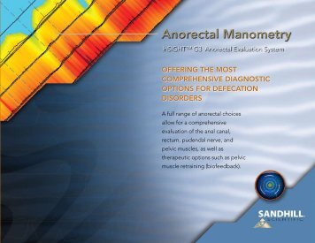 Anorectal Manometry - Sandhill Scientific