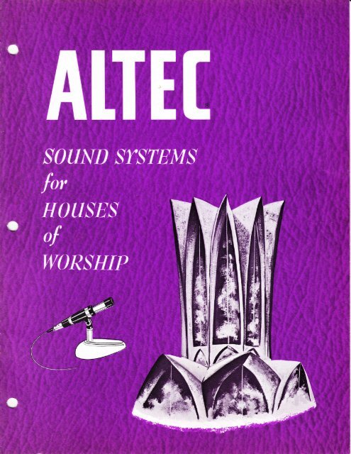 Altec_Worship_1966 - Preservation Sound