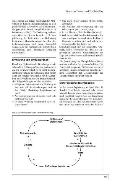 Vernetztes Denken und Employability