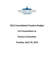 2012 Budget package - Township of Strathroy-Caradoc