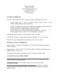 Download CV/Resume - Touro Law Center