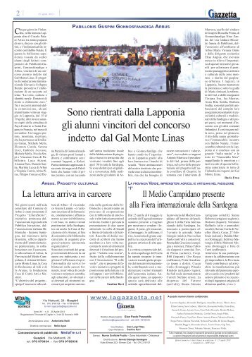 08 gazzetta blocco 2-11.pdf - La Gazzetta del Medio Campidano