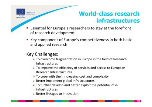 Realising the European Research Area (ERA) Key challenges