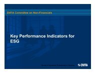 Key Performance Indicators for ESG, Ralf Frank