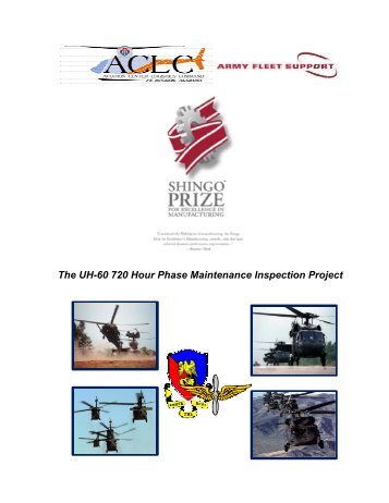 Aviation Center Logistics Command and Army ... - The Shingo Prize