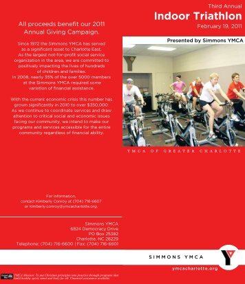 Indoor Triathlon - YMCA of Greater Charlotte