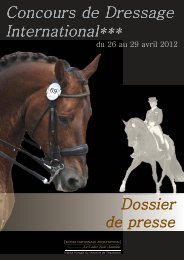 Dossier de presse - Ecole nationale d'Ã©quitation et du Cadre Noir de ...