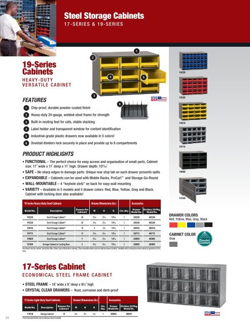 MATERIAL HANDLING & STORAGE SOLUTIONS - Akro-Mils