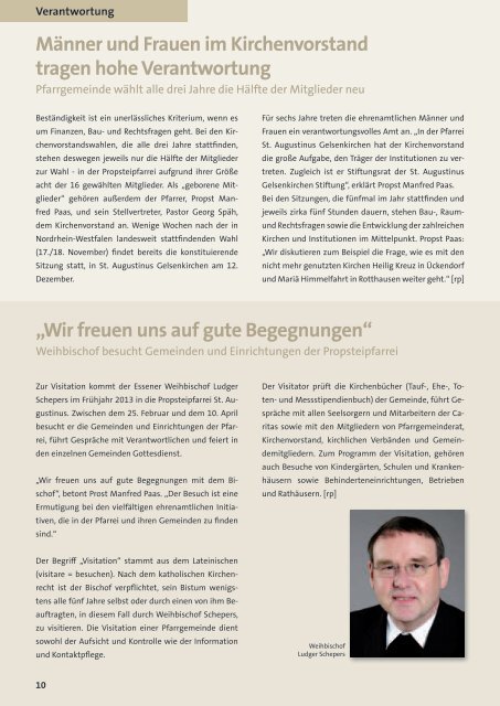 Ausgabe 2012-3 - St. Augustinus Gelsenkirchen GmbH