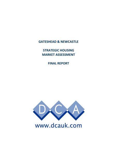 Gateshead and Newcastle Strategic Housing Market Assessment