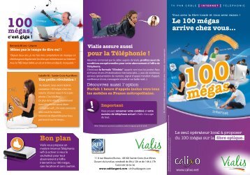 Offre Internet 100 MÃ©gas (Fibre optique) - le site du Val d'Argent