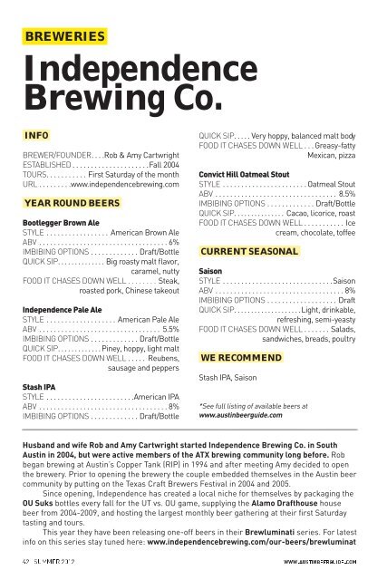 Circle Brewing Co. - Austin Beer Guide