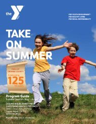 NEW! 2012 Summer Program Guide - YMCA of Orange County