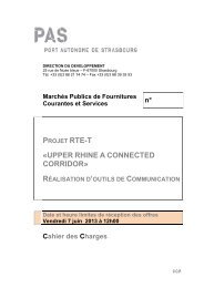 Cahier des charges outils com RTE-T_VdÃ©f. - Port autonome de ...