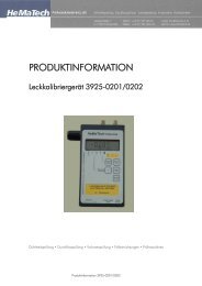 PRODUKTINFORMATION - Hematech Industrieautomation GmbH