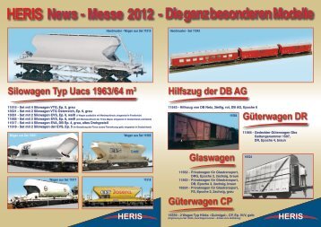 HERIS News - Messe 2012 - Die ganz besonderen Modelle